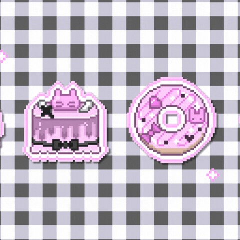 サブスクバッジ　ドット絵