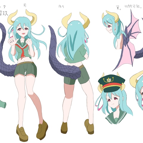 オリジナルキャラクター設定画