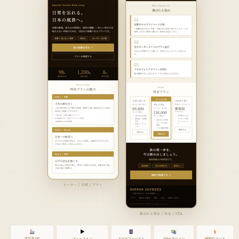 旅行会社向け国内LP