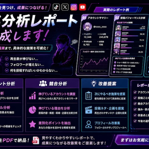 SNS分析レポートサンプル
