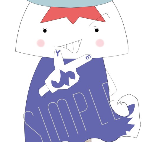 アクリルスタンドに向けてのキャラクターデザイン