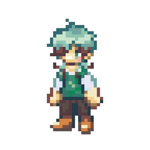 オクトパストラベラー風ドット絵