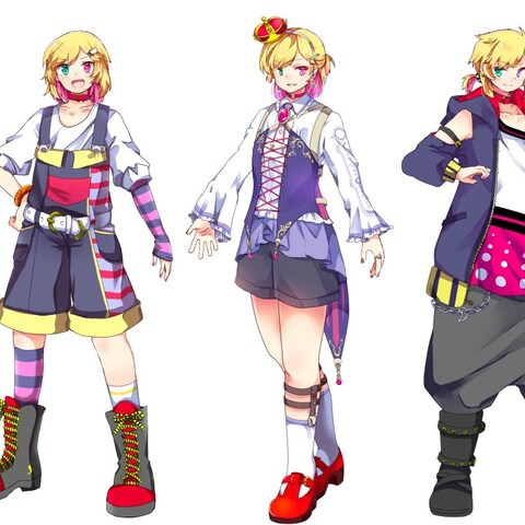 Vtuber「鶴屋ケイ」立ち絵、デザイン
