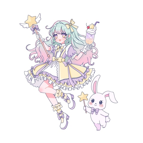 全身キャラクターイラスト