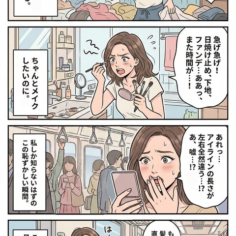 時短コスメ用漫画記事