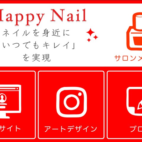 ネイルショップ　LINEリッチ画像