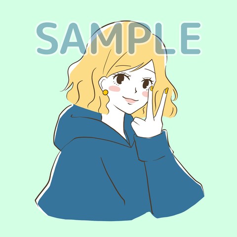 SNSアイコン用イラスト