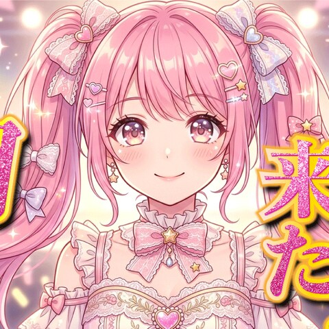 かわいい系サムネ|高クリック率デザイン(ガチャ・VTuber