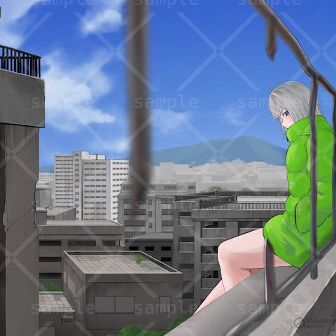 楽曲MV使用を想定したイラスト