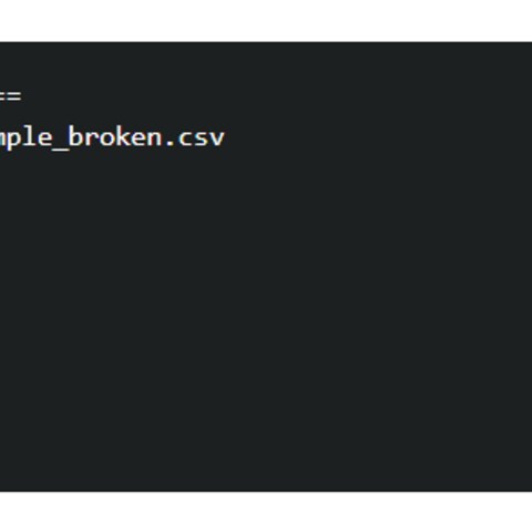 C言語で作成したCSV列数チェックCLIツール