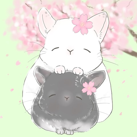 ご依頼いただいた春向けのアイコン