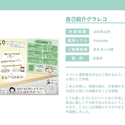 営業用自己紹介シート