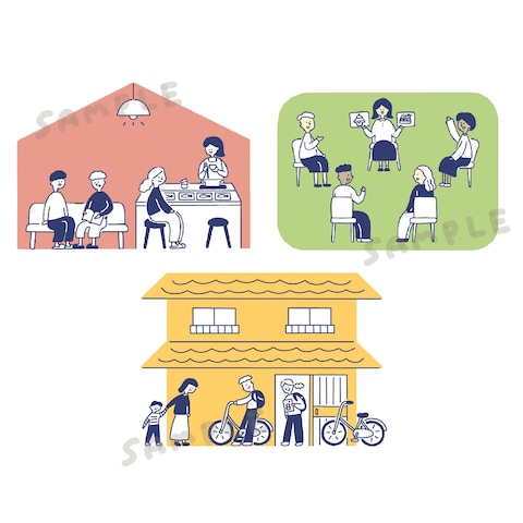 WEBサイトのイラスト制作