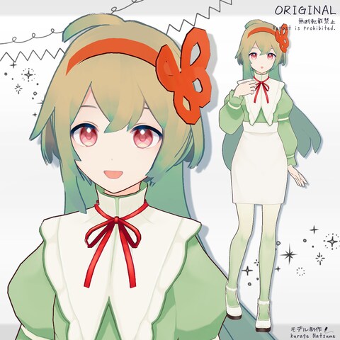 VRoidStudioで制作した3Dモデル