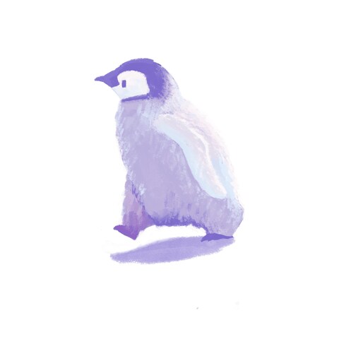 動物イラスト　ペンギン2