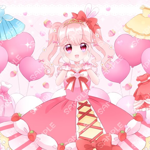 アイドルグループ様 生誕祭用イラスト