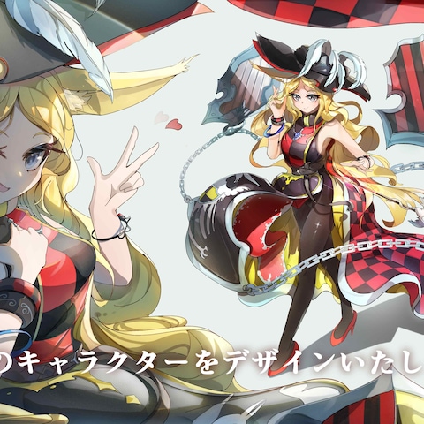 理想のオリジナルキャラクターおよび既存キャラのイラスト制作