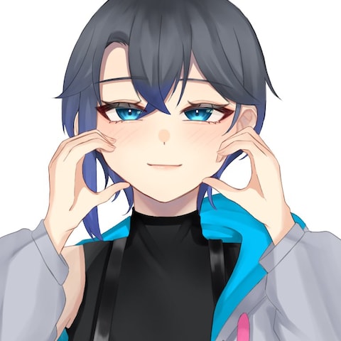 オリキャラチェキ風イラスト