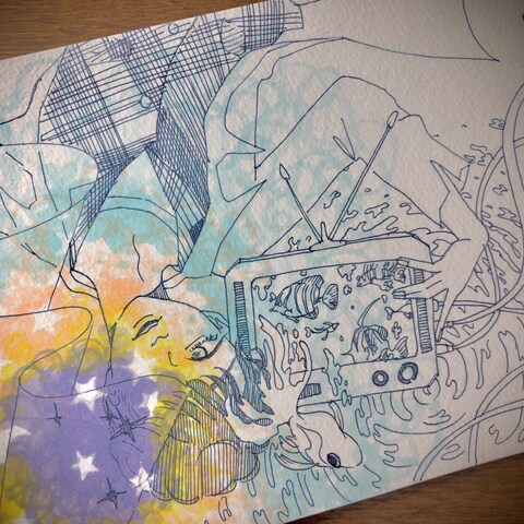 アナログイラスト作成