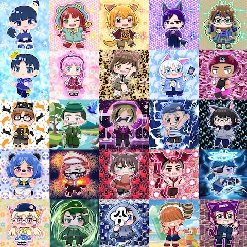 デフォルメキャラクターイラスト