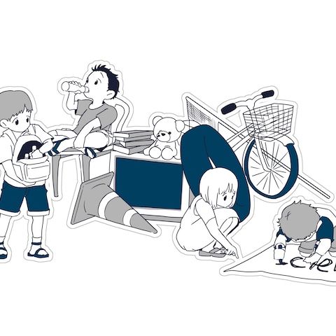 ステッカー用イラスト