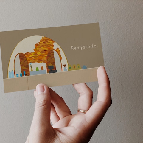 レンガcafé　ショップカード