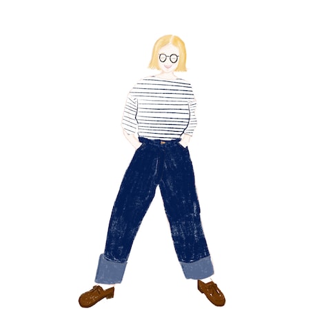 お洒落なファッションイラスト