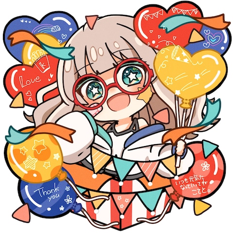 ミニキャラスタンプ