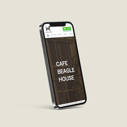 CAFE BEAGLE HOUSE 様ホームページ