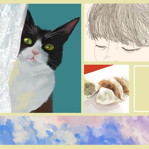 趣味で制作したイラスト