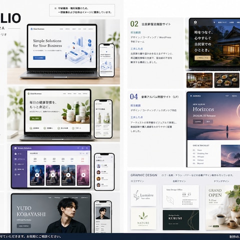 Web制作・UI/UX・システム開発実績集（2011〜）