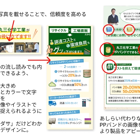 PPバンド資料請求獲得LP