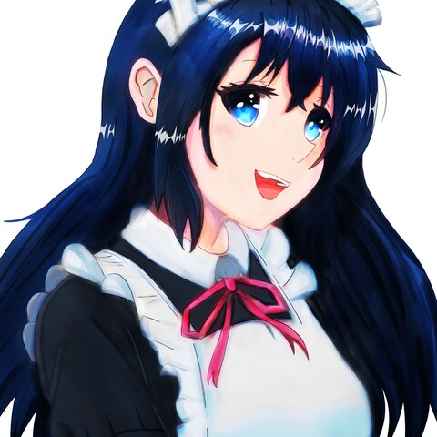グリザイユ画法のイラスト