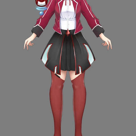 オリジナル：オリキャラの近未来っぽい学園娘ちゃん！