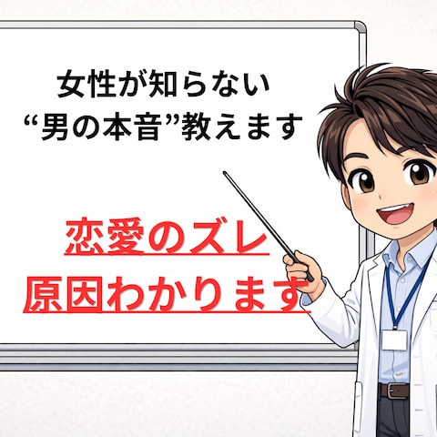 女性が知らない“男の本音”全部話します