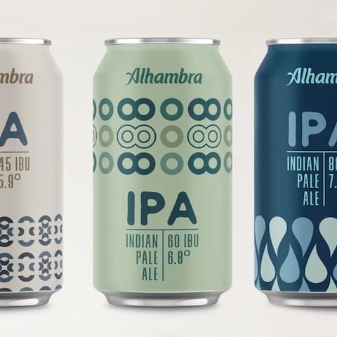 アルハンブラ IPA:アラブ幾何学様式のパッケージデザイン