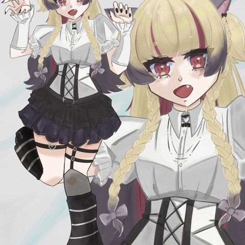 オリジナルキャラクター立ち絵作成