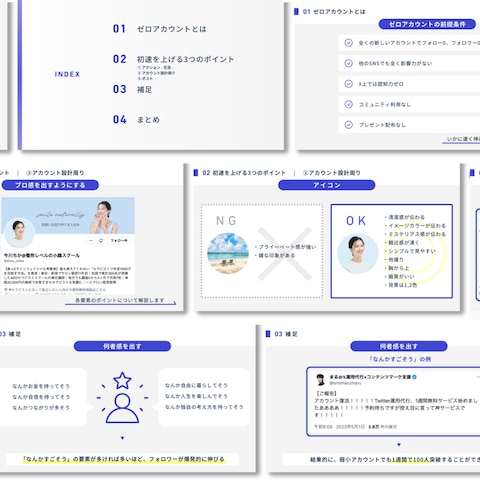 「ゼロアカウントの初速を上げる3つの施策」のスライド