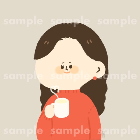 似顔絵イラスト制作(リピーター様)