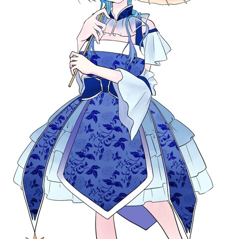 蒼穹ひかるさん立ち絵FA