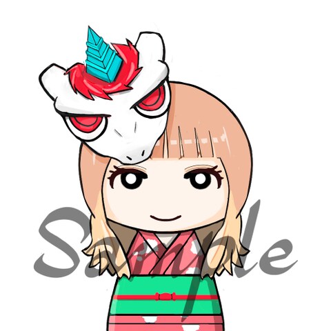 赤ユニコーン（依頼作品）