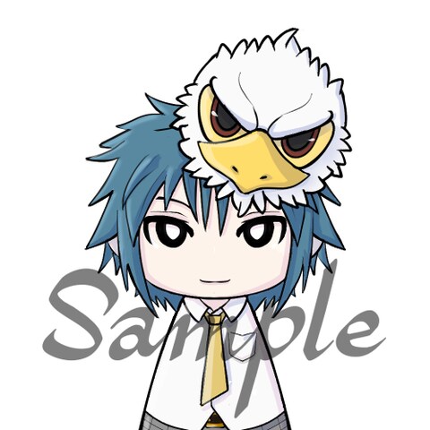 鳥の少年（メンチ面シリーズ）