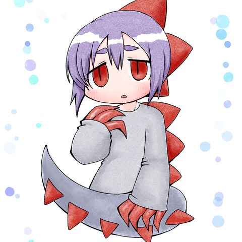 アナログ風のデフォルメイラストサンプル
