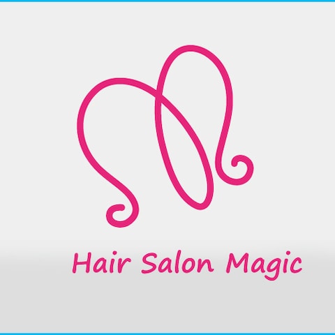 「HAIR SALON Magic 」　ロゴ