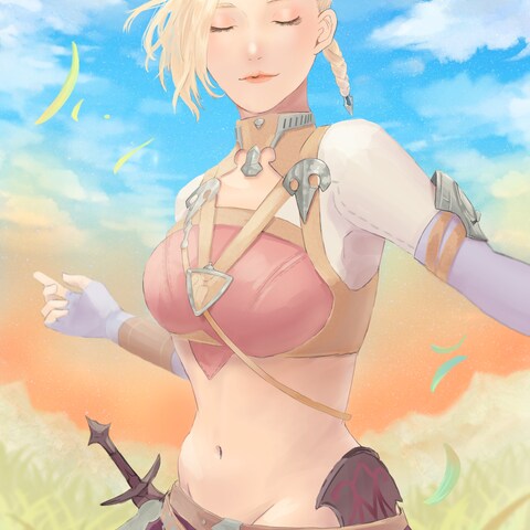 二次創作　趣味絵です