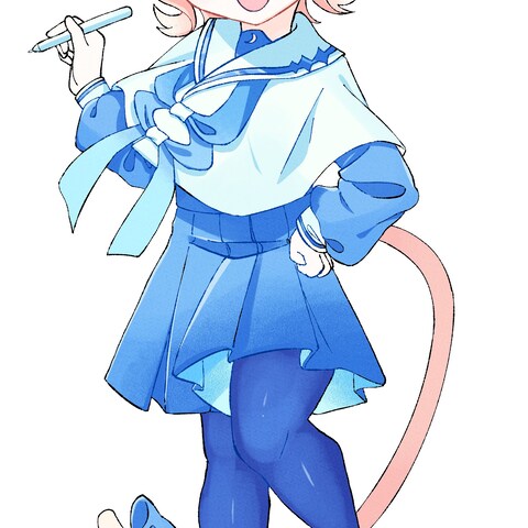 線画ありアニメ塗り_サンプル