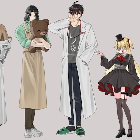 オリジナルキャラクターたち