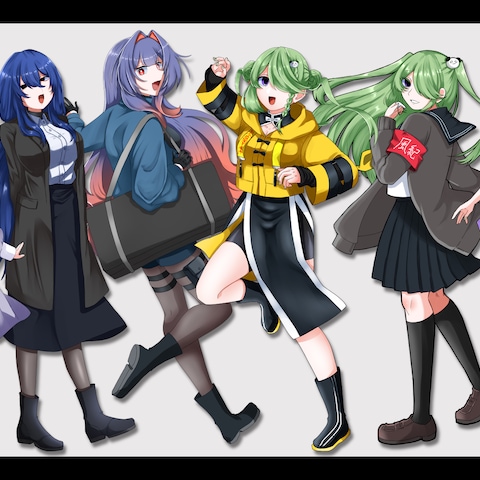 TRPG立ち絵例