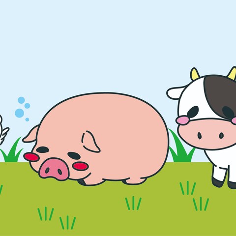 動物のイラスト作成