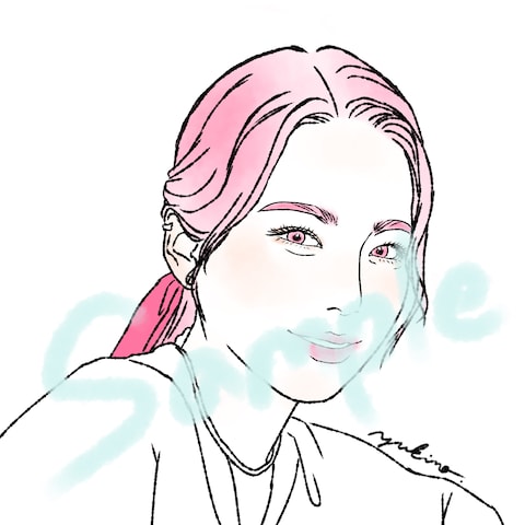 似顔絵イラスト　サンプル